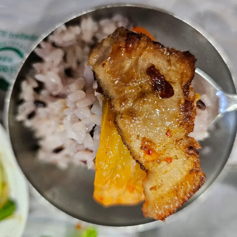 고기와 김치의 완벽한 조화