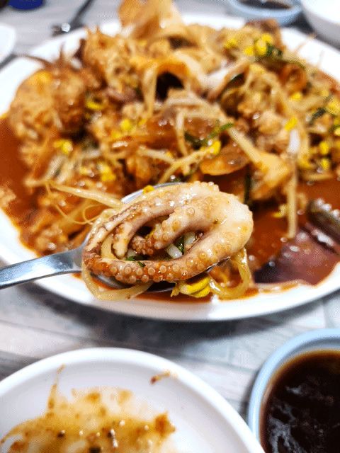 해물찜 속 낙지