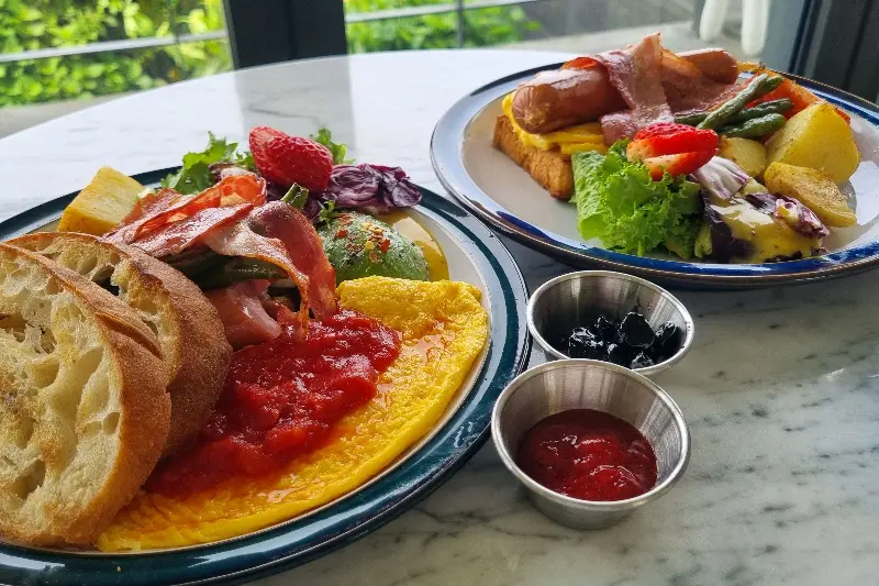 다른 각도에서 본 브런치 메뉴