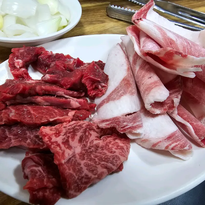 소고기 모듬 한 상