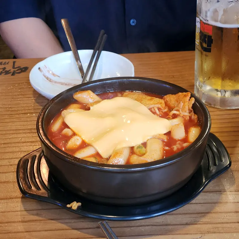 치즈 라볶이
