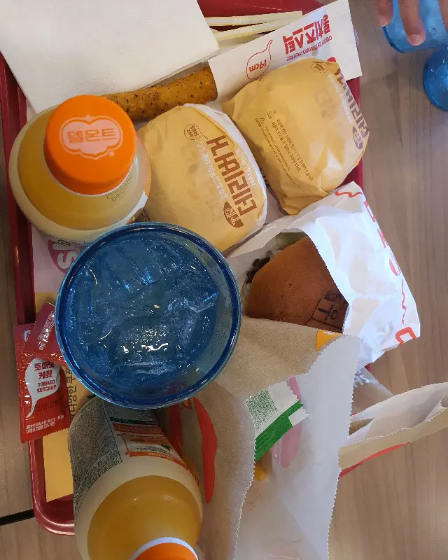 롯데리아 풀 세트