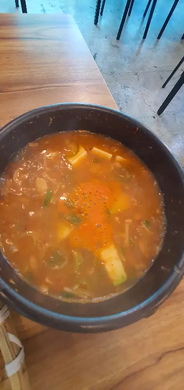 된장찌개 클로즈업