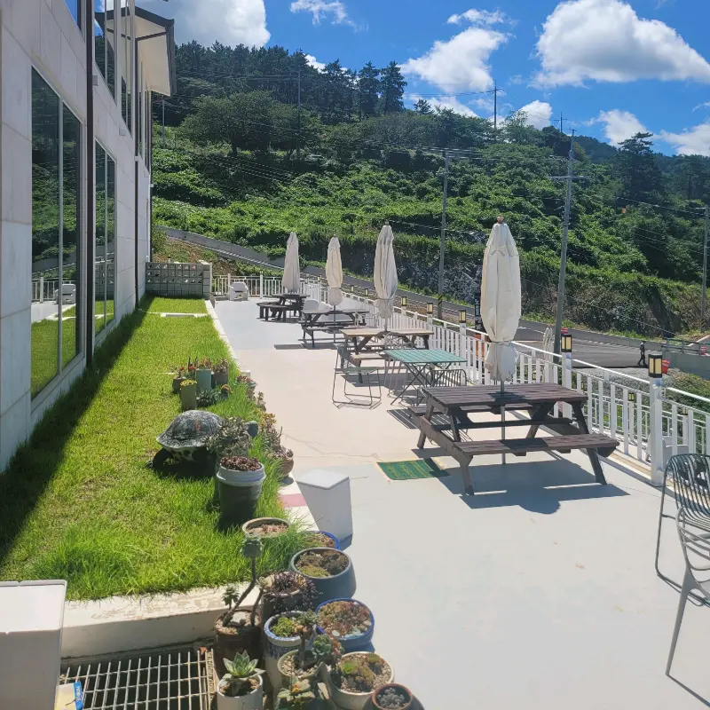 야외 테라스 좌석