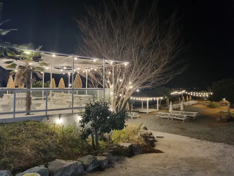 꽃피는 전복식당 야경