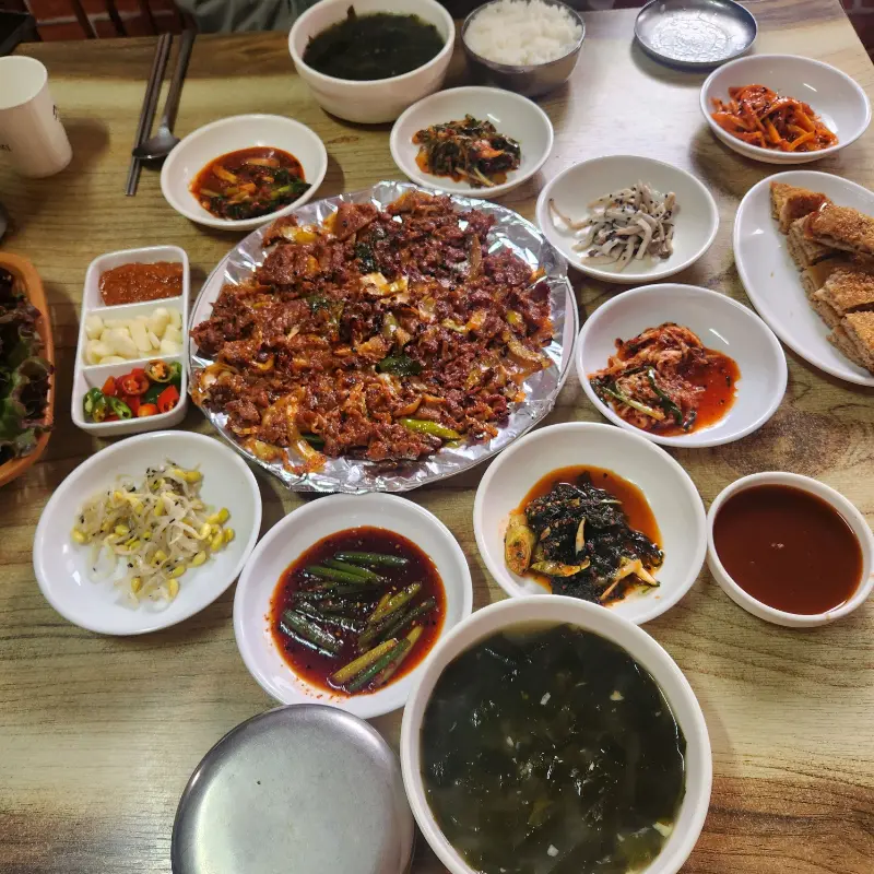 영순식당 내부