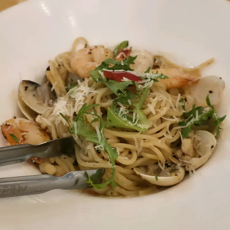 해산물 오일 파스타