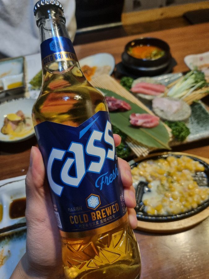 시원한 맥주 한 잔