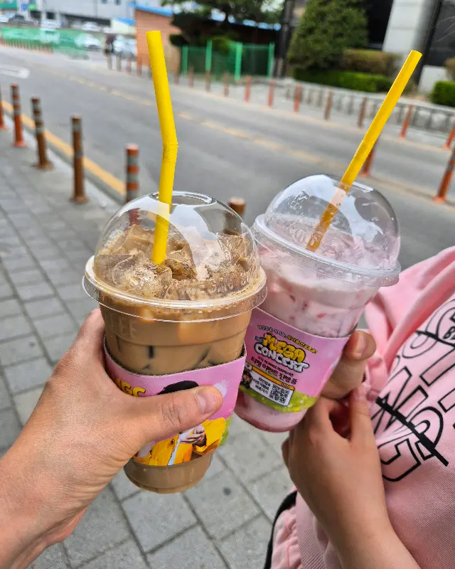 메가커피 큐브라떼