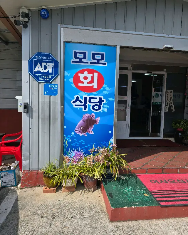 모모회식당 간판