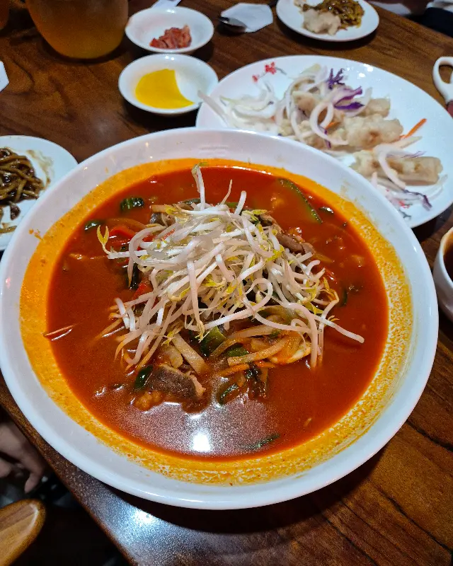 차돌 짬뽕의 모습