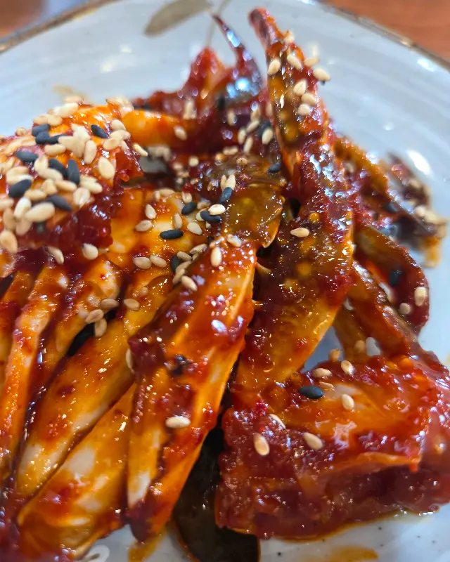 양념게장의 모습