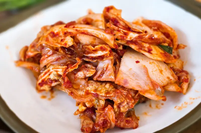 맛깔스러운 김치 겉절이