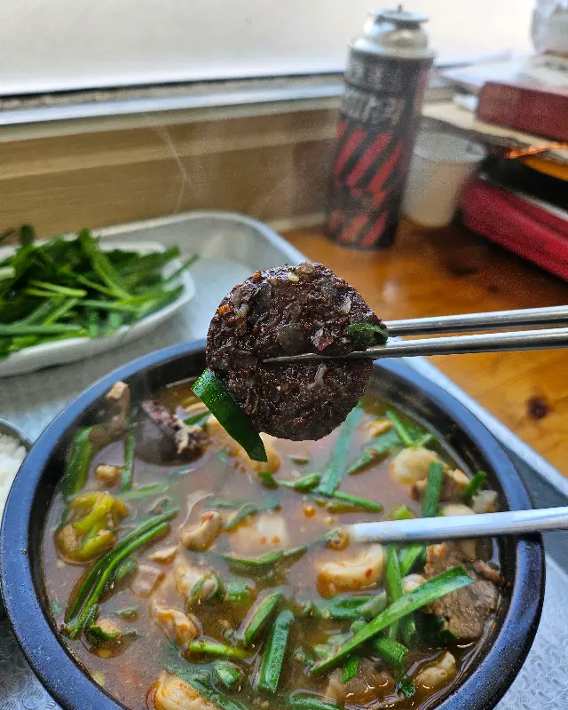 피순대 단면