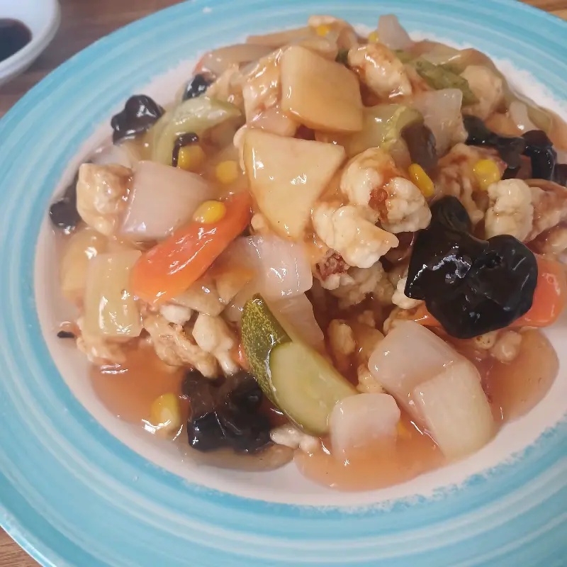 다채로운 색감의 탕수육