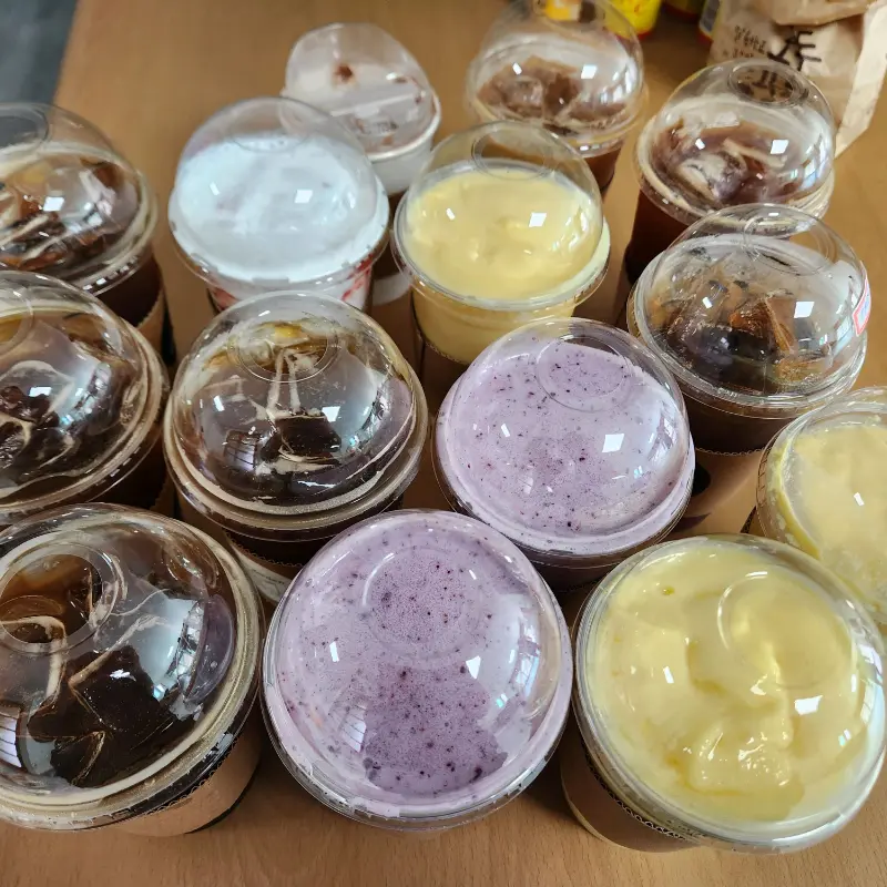 다양한 종류의 음료