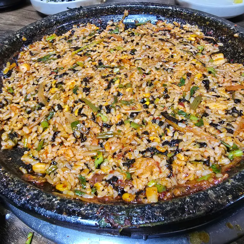 볶음밥까지 완벽한 마무리