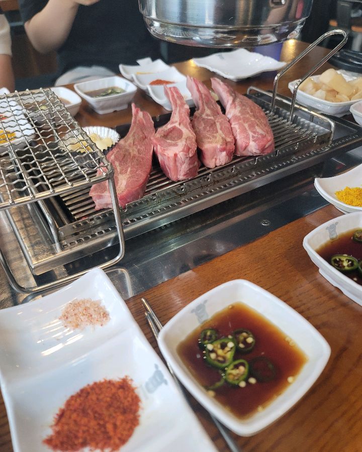 다 익은 양갈비