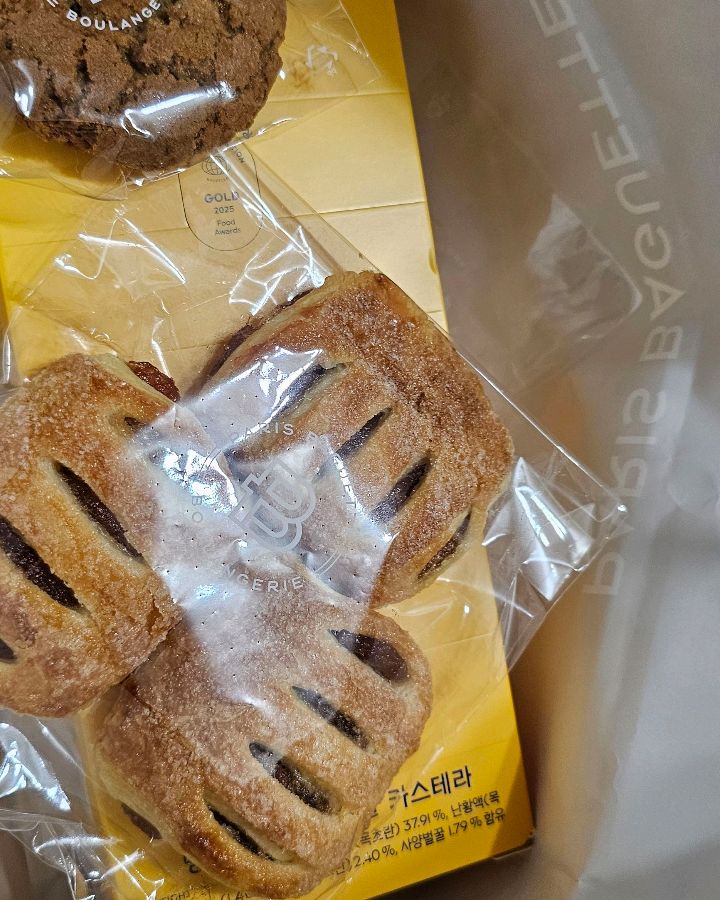 포장된 빵의 모습