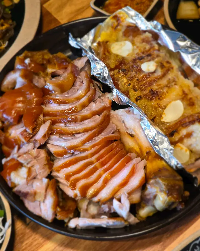 마늘 족발과 일반 족발