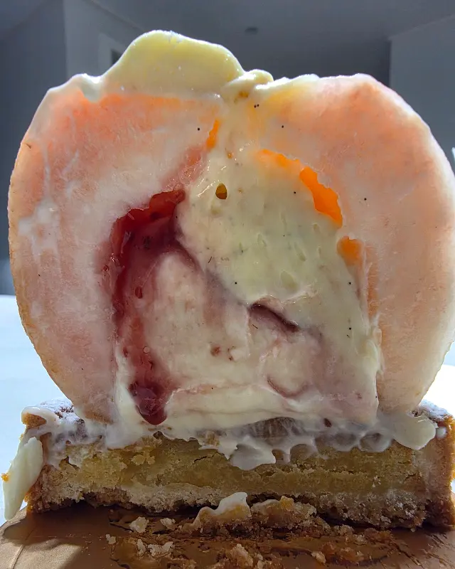 수베이크 홀피치타르트 단면