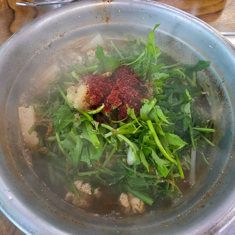 푸짐한 양푼이 동태탕 비주얼