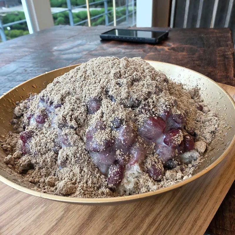 팥빙수 상세 사진