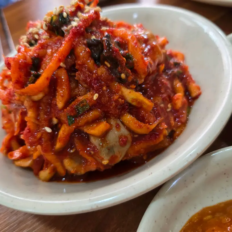 매콤달콤한 무생채