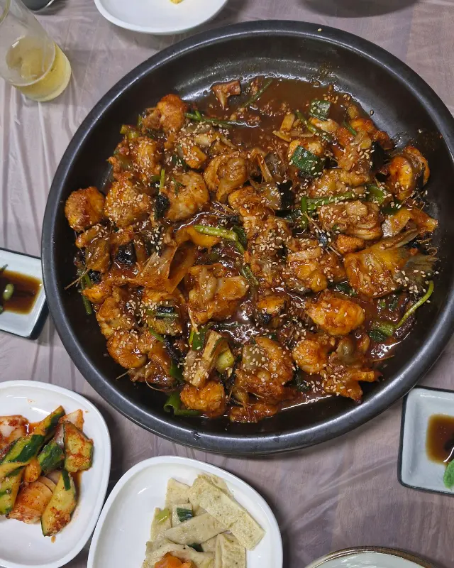 매콤달콤한 아구불고기