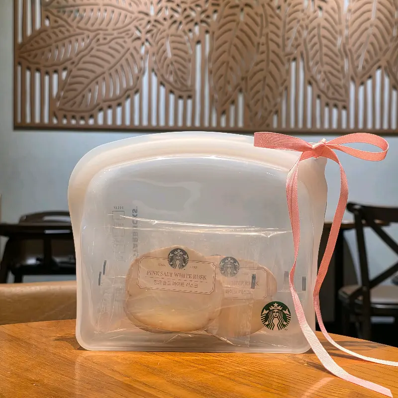 핑크 솔트 화이트 러스크 선물 포장