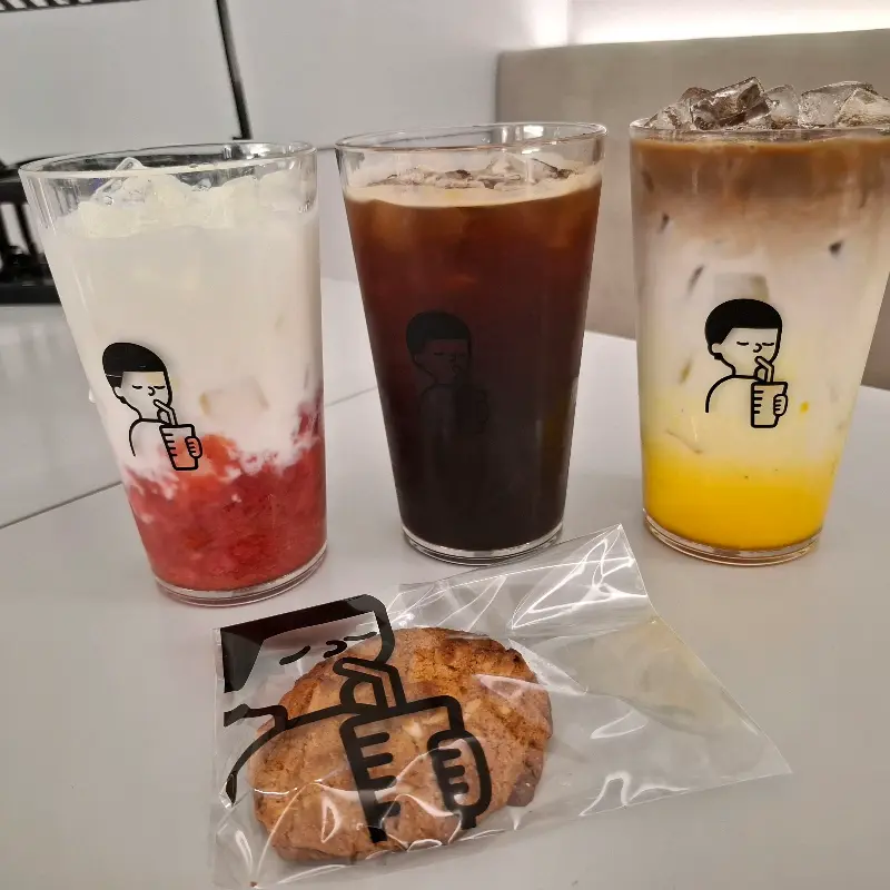 다양한 음료 메뉴