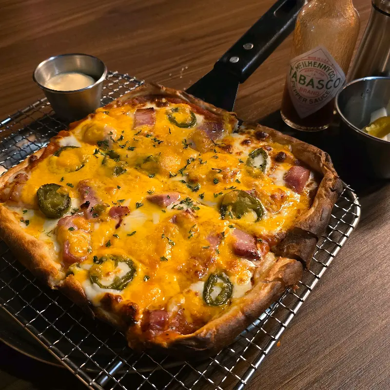 먹음직스러운 피자