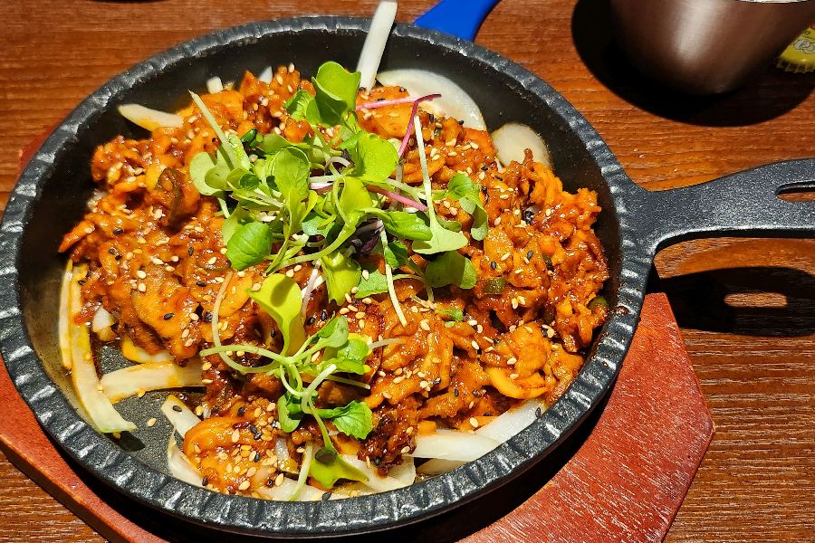 통오징어튀김떡볶이