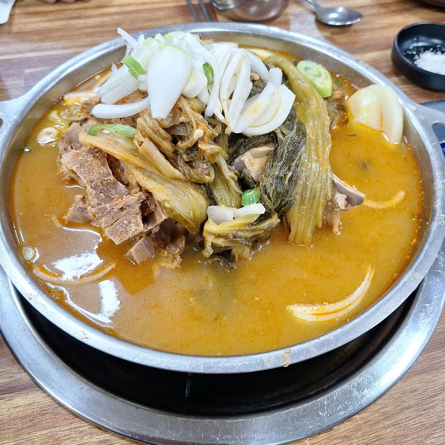 감자탕 클로즈업