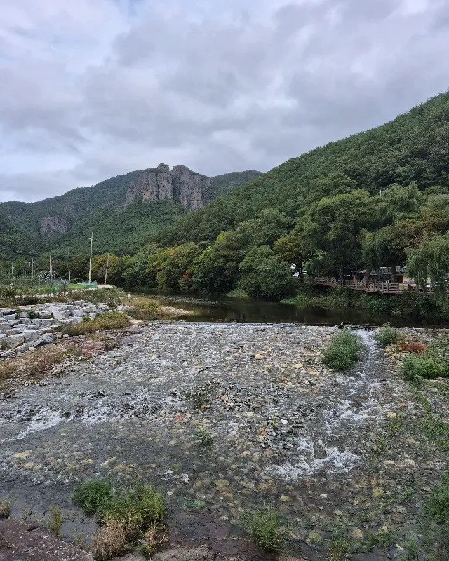 주왕산의 아름다운 자연 풍경