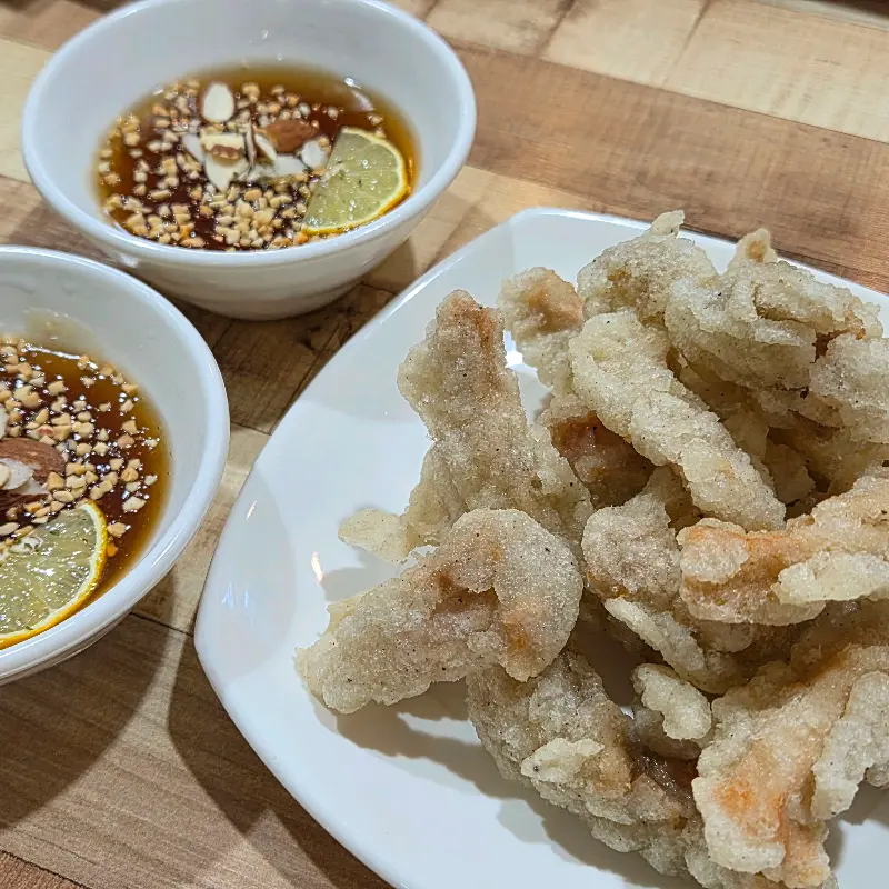 탕수육과 간장 소스