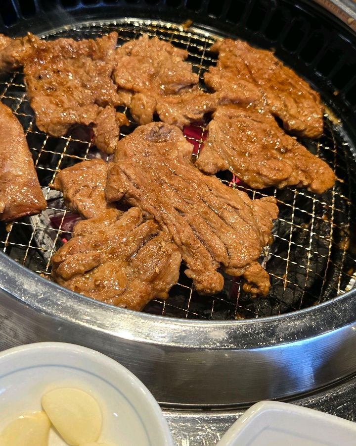 숯불 위 갈비
