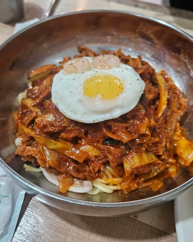비빔짬뽕의 클로즈업
