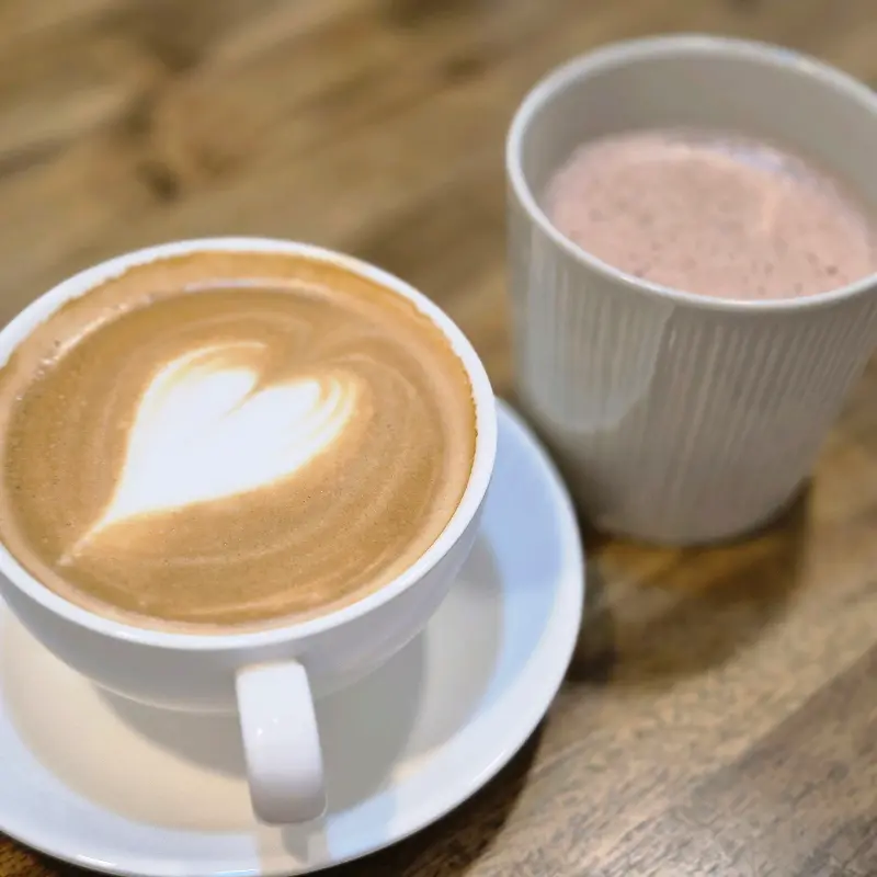 예쁜 라떼 아트