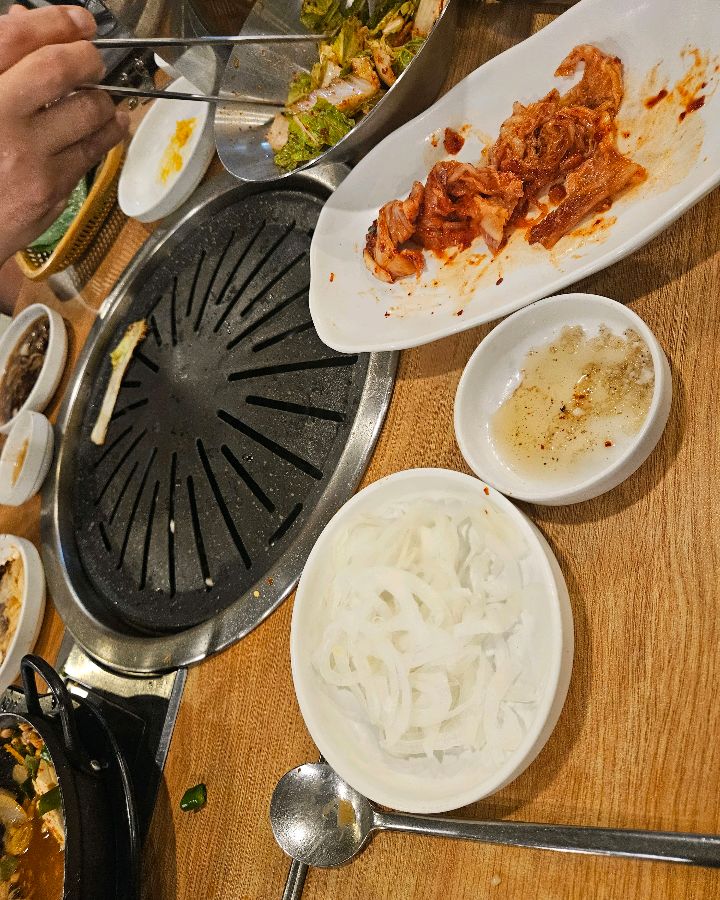 황제 꽃갈비살과 쌈채소