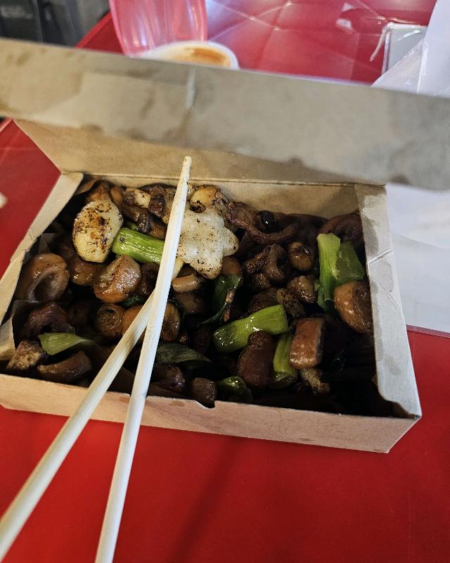 포장된 흑돼지 철판구이