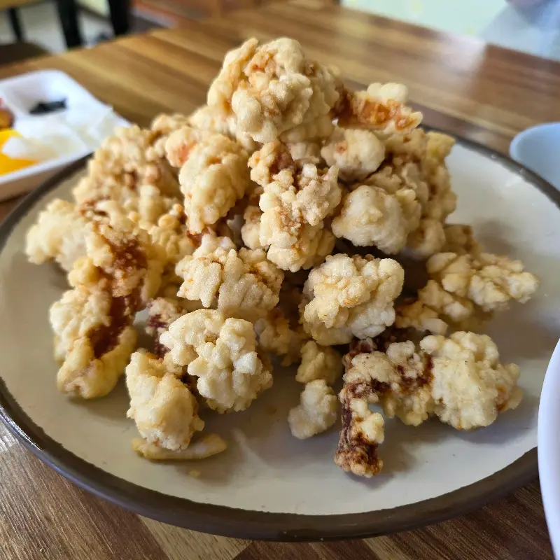 몽글몽글한 탕수육 튀김