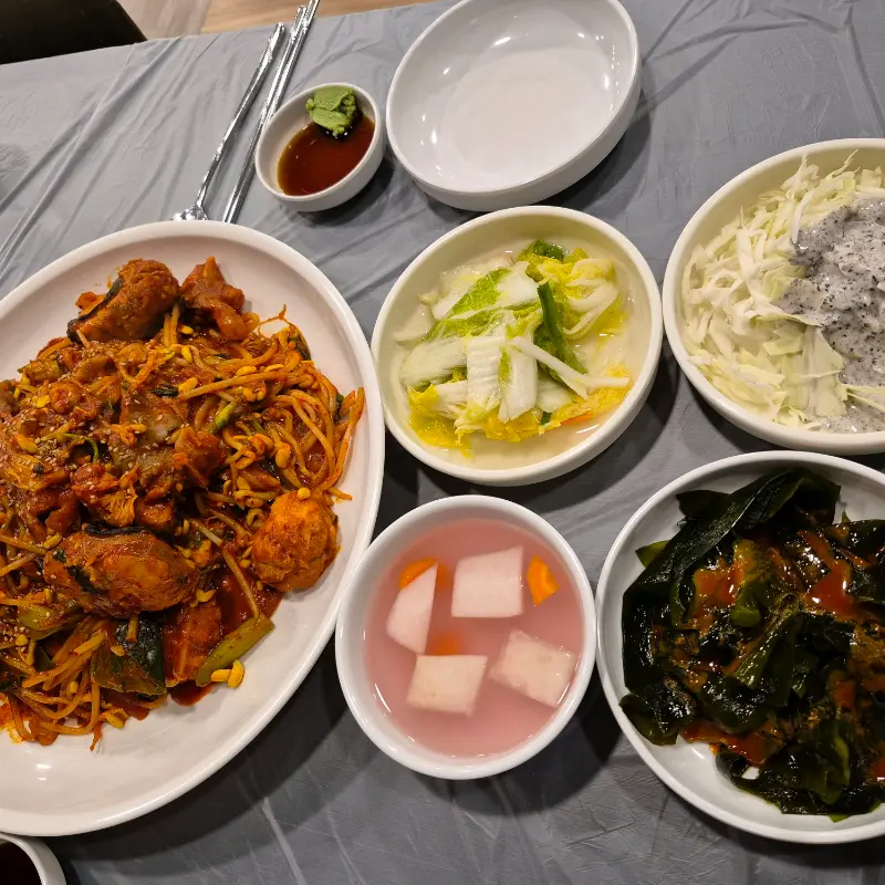 다 먹은 볶음밥