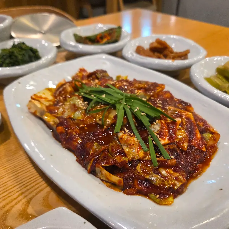 가자미 양념구이