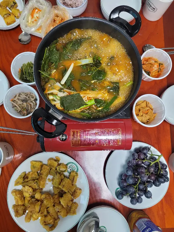 닭매운탕 한상차림