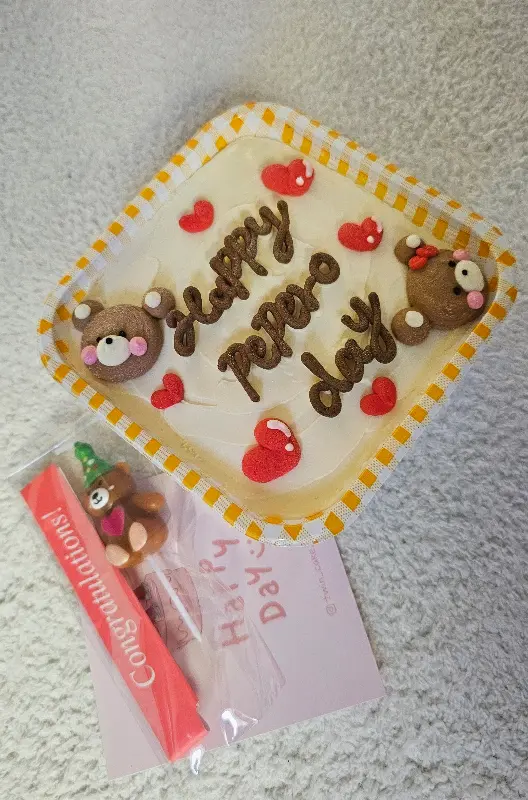 사랑스러운 디자인의 케이크