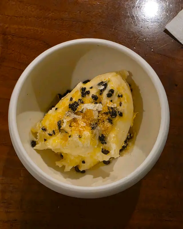 올리브 아이스크림 근접샷