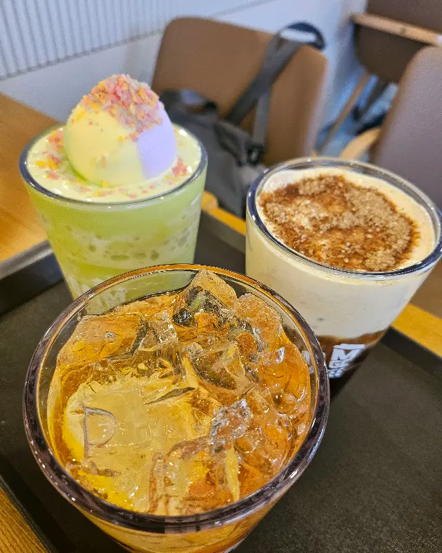 다양한 음료 메뉴