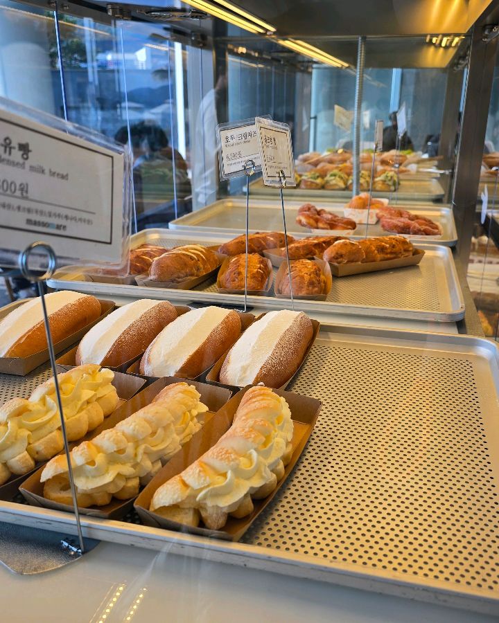 마소마레 빵 근접샷