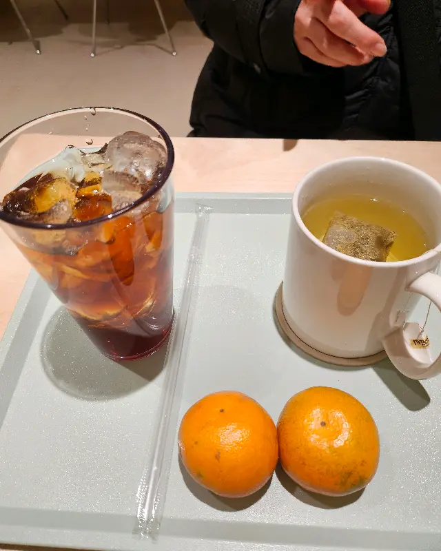 디저트와 차 메뉴